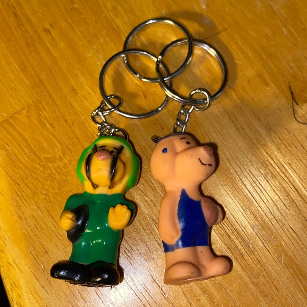 Jupiter brand 2 dogs Keychain in great condition